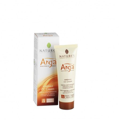 Argà Minerale CC Cream Viso Uniformante (Colore Medio-Chiaro) 50 ml